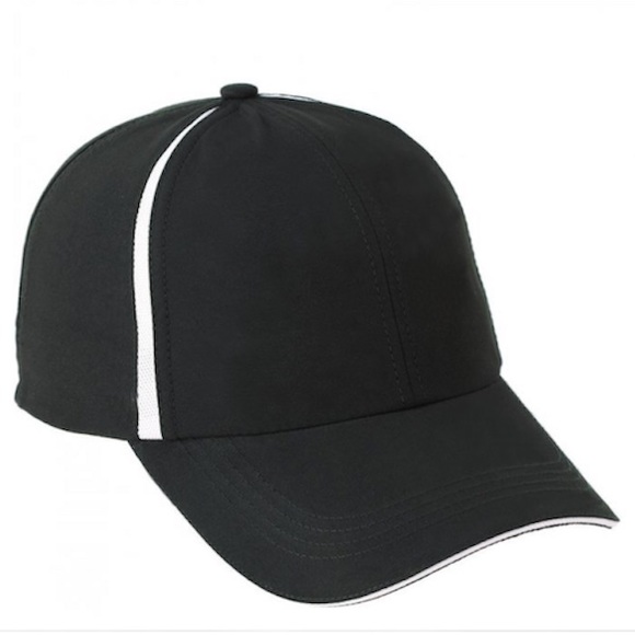 2/$20 Unisex Adjustable Momentum Baseball Cap Black White NWT - Picture 1 of 7